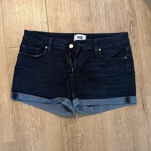 Paige Women's Dark Blue Denim Shorts